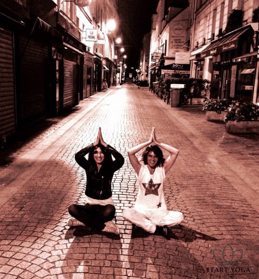 "Yoga moment" - Rue de l'annonciation, Paris, au milieu de la nuit